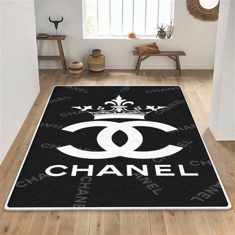 chanel rug real|Chanel area carpet.